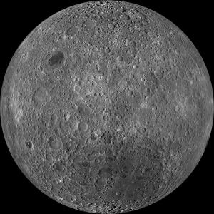 Обратная сторона Луны, снятая аппаратом Lunar Reconnaissance Orbiter