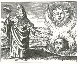 Джордано Бруно был пылким адептом герметизма и рассматривал центральное положение Солнца в системе Коперника в контексте «солнечной магии», созданной итальянскими неоплатониками