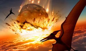 Многие ученые считают, что вымиранию динозавров способствовало падение на Землю астероида или большой кометы