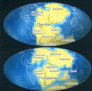 На Юрский период пришелся распад мегаконтинента Пангеи на несколько меньших – Гондвану, Лавразию и др.