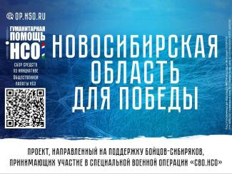 Стань участником акции в поддержку бойцов «СВО.НСО»